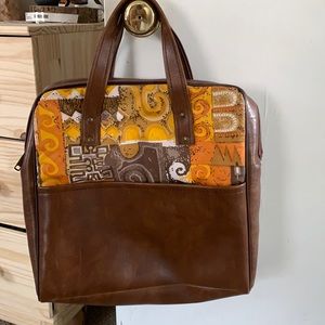 Vintage thermos cooler bag